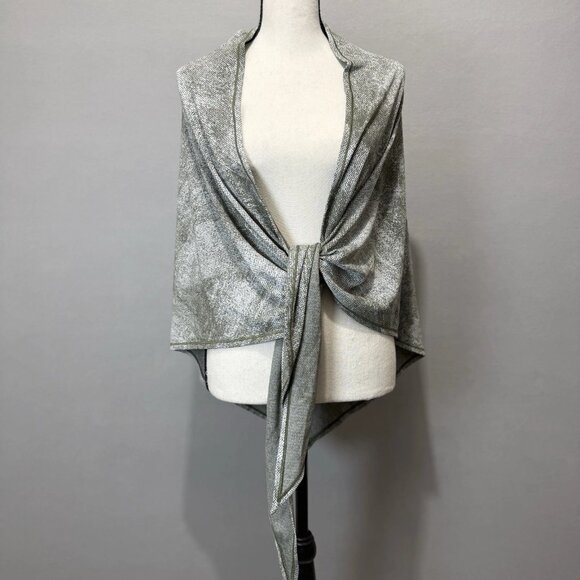 Lululemon All You Need Scarf Green Heathered Cozy Wrap One Size Logo Loop - Picture 6 of 9